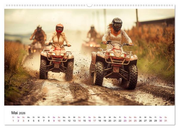 Produktbild: Quad Erlebnisse (Wandkalender 2026 DIN A2 quer), CALVENDO Monatskalender