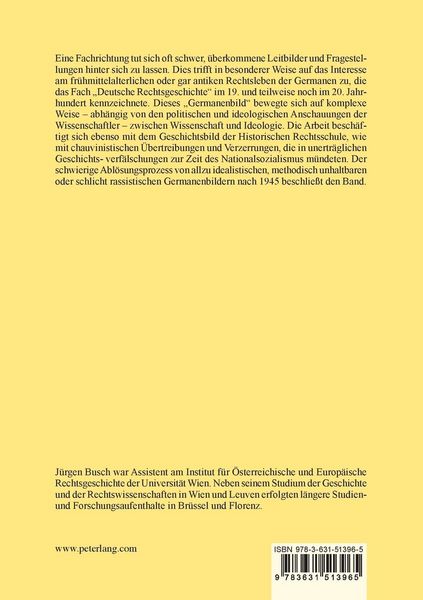 Produktbild: Das Germanenbild der deutschen Rechtsgeschichte