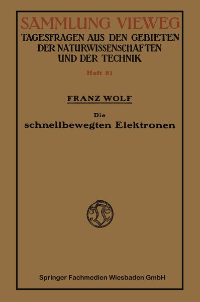 Produktbild: Die schnellbewegten Elektronen