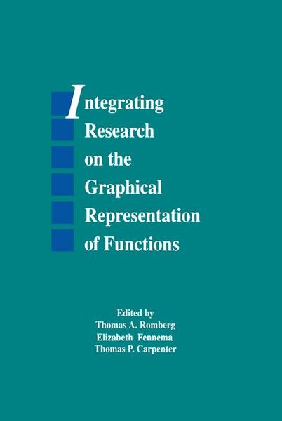 Produktbild: Integrating Research on the Graphical Representation of Functions