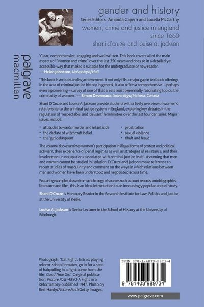 Produktbild: Women, Crime and Justice in England since 1660