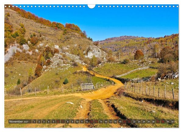 Produktbild: Fundatura Ponorului - Auf dem Via Transilvanica durch die Karpaten (Wandkalender 2027 DIN A3 quer), CALVENDO Monatskalender