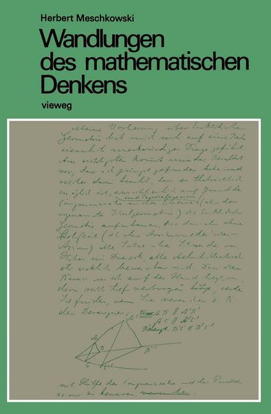 Produktbild: Wandlungen des mathematischen Denkens
