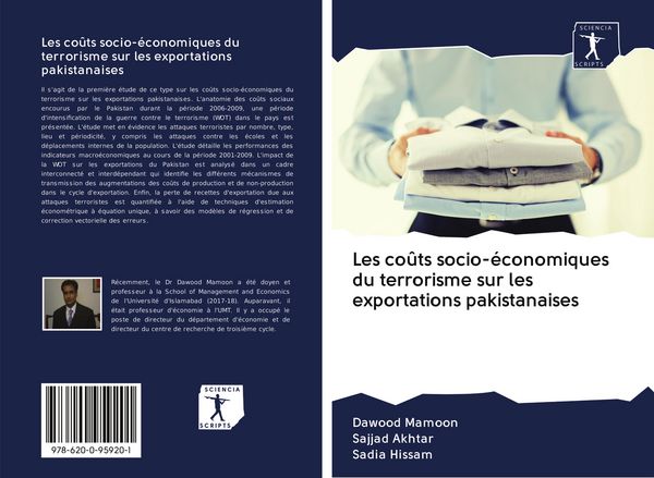 Produktbild: Les co&ucirc;ts socio-&eacute;conomiques du terrorisme sur les exportations pakistanaises