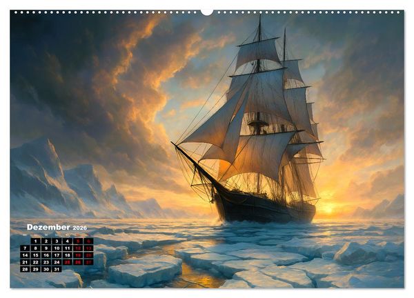 Produktbild: Wind bewegt die Welt (Wandkalender 2026 DIN A2 quer), CALVENDO Monatskalender