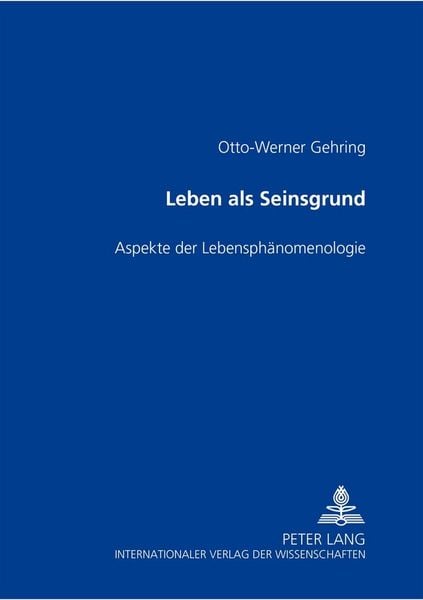 Produktbild: Leben als Seinsgrund
