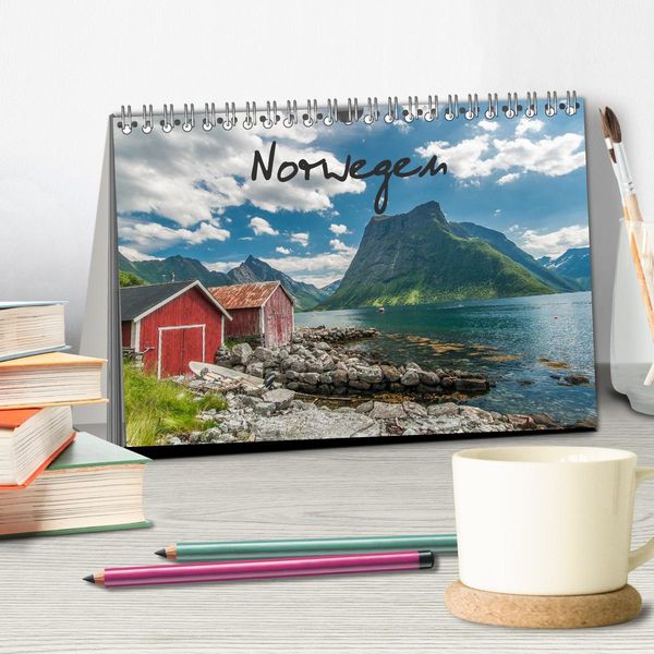 Produktbild: Norwegen (Tischkalender 2026 DIN A5 quer), CALVENDO Monatskalender