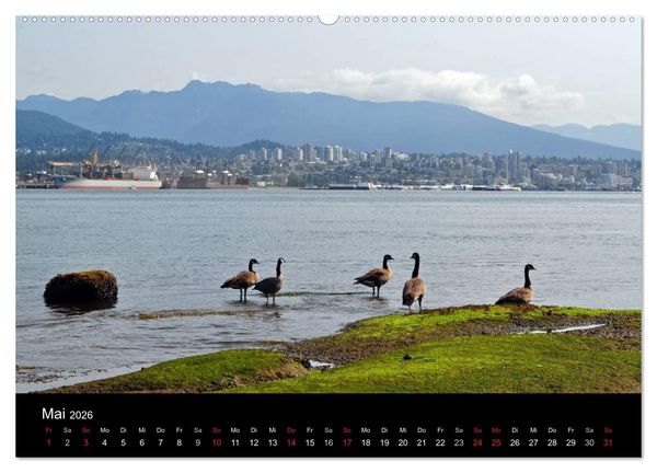 Produktbild: Vancouver und Vancouver Island 2026 (Wandkalender 2026 DIN A2 quer), CALVENDO Monatskalender