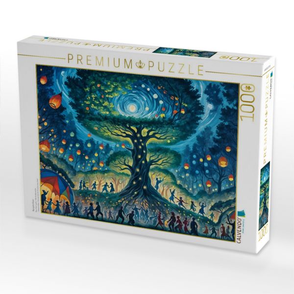 Produktbild: CALVENDO Puzzle Neujahrsfeier | 1000 Teile Lege-Gr&ouml;&szlig;e 64x48cm Foto-Puzzle f&uuml;r gl&uuml;ckliche Stunden