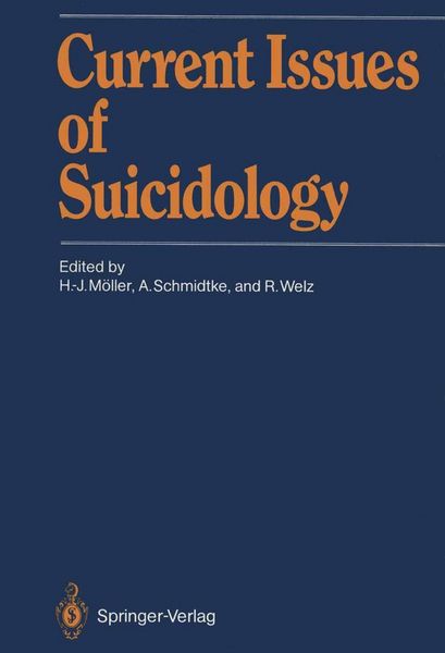 Produktbild: Current Issues of Suicidology