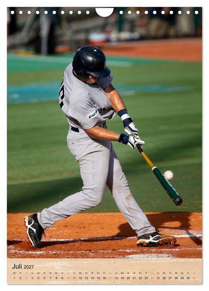 Produktbild: Baseball Power (Wandkalender 2027 DIN A4 hoch), CALVENDO Monatskalender
