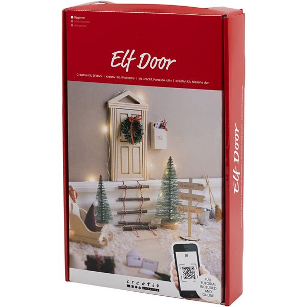 Produktbild: Creativ Company DIY Sets Miniaturen Kreativ Set Wichtelt&uuml;r, Kreativ Box
