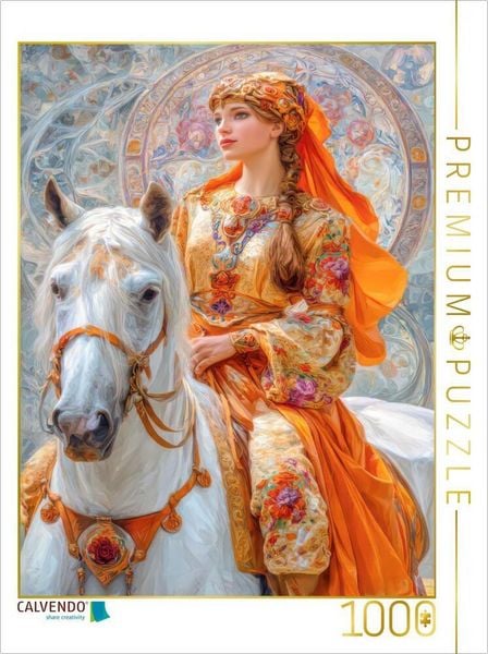 Produktbild: CALVENDO Puzzle Sinnliche Sch&ouml;nheit des Jugendstils | 1000 Teile Lege-Gr&ouml;&szlig;e 64x48cm Foto-Puzzle f&uuml;r gl&uuml;ckliche Stunden