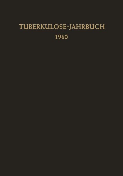 Produktbild: Tuberkulose-Jahrbuch 1960