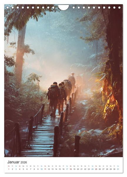 Produktbild: Abenteuer Natur (Wandkalender 2026 DIN A4 hoch), CALVENDO Monatskalender