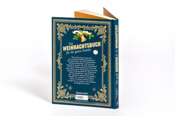 Produktbild: Das gro&szlig;e Hausbuch f&uuml;r die Weihnachtszeit. Singen, Dichten, Backen, Basteln f&uuml;r die ganze Familie
