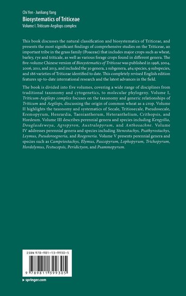 Produktbild: Biosystematics of Triticeae