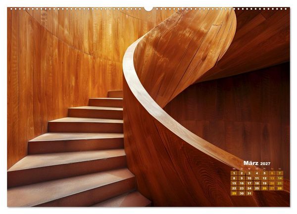 Produktbild: Stufe um Stufe - Treppen (hochwertiger Premium Wandkalender 2027 DIN A2 quer), Kunstdruck in Hochglanz