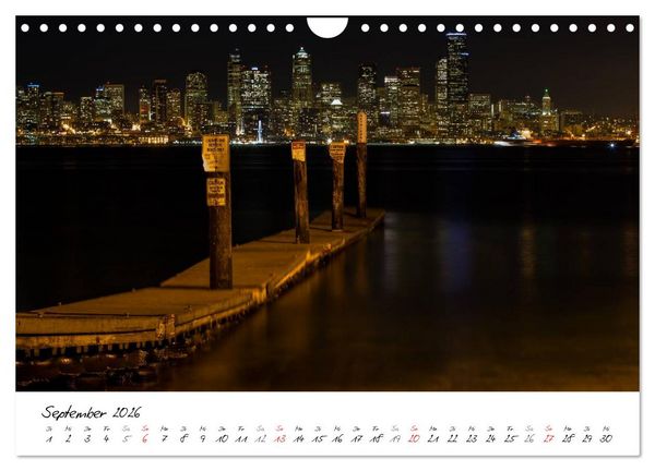 Produktbild: Eine Reise nach Seattle (Wandkalender 2026 DIN A4 quer), CALVENDO Monatskalender