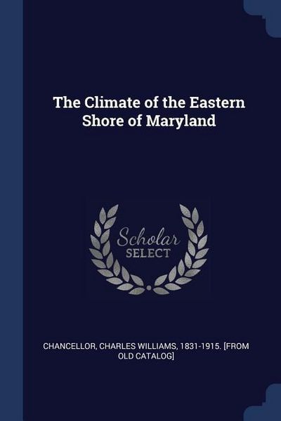 Produktbild: The Climate of the Eastern Shore of Maryland