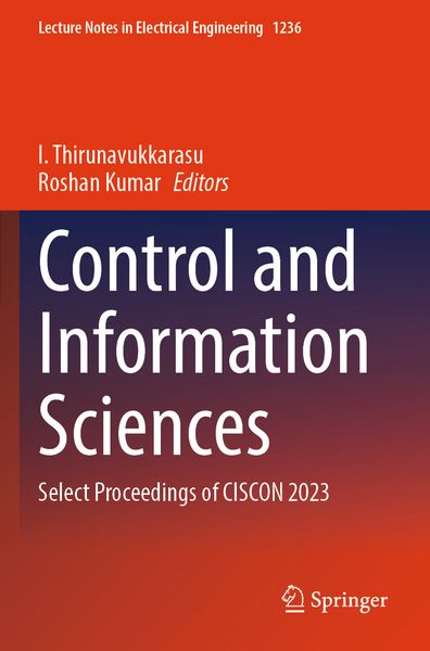 Produktbild: Control and Information Sciences