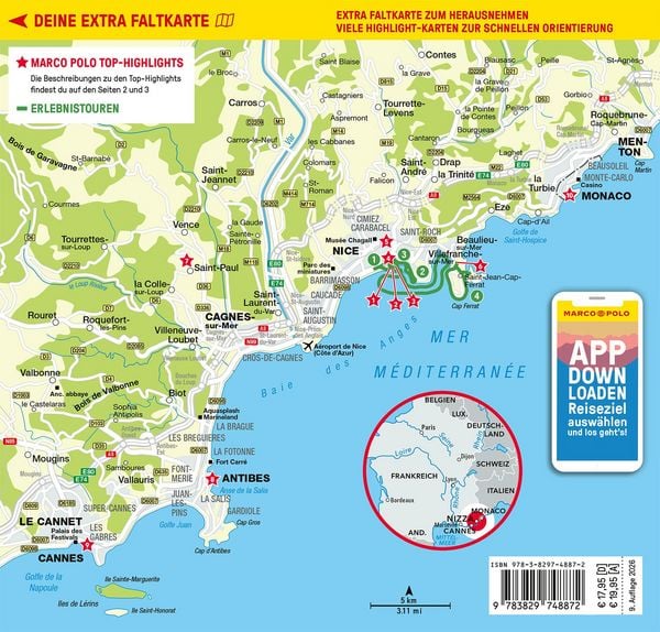 Produktbild: MARCO POLO Reisef&uuml;hrer Nizza, Antibes, Cannes, Monaco