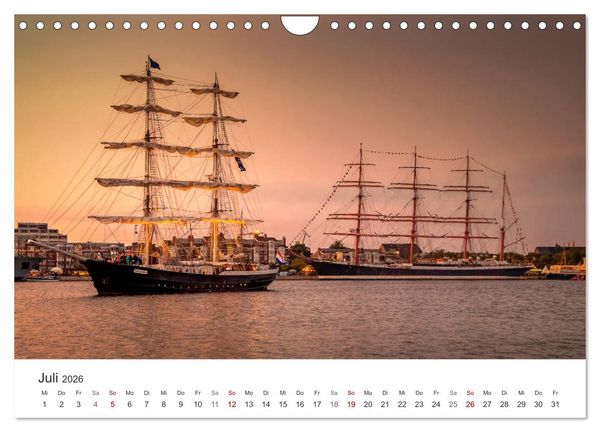 Produktbild: Nieders&auml;chsische K&uuml;ste - K&uuml;stenorte von Ostfriesland bis Bremerhaven (Wandkalender 2026 DIN A4 quer), CALVENDO Monatskalender