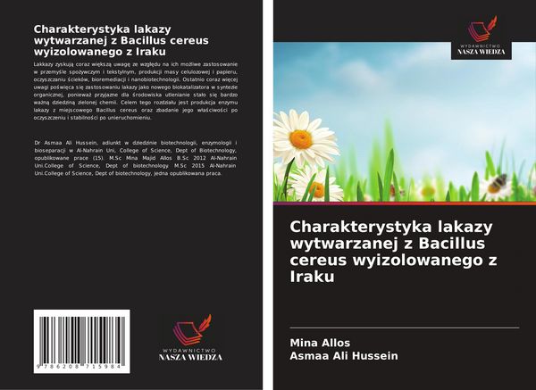 Produktbild: Charakterystyka lakazy wytwarzanej z Bacillus cereus wyizolowanego z Iraku