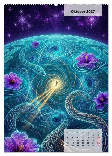 Produktbild: Das Auge von Somnium (Wandkalender 2027 DIN A2 hoch), CALVENDO Monatskalender
