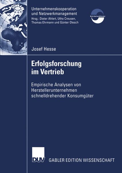Produktbild: Erfolgsforschung im Vertrieb
