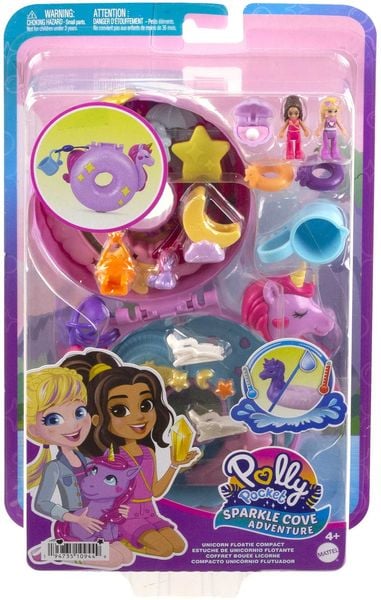 Polly Pocket - Polly Pocket Einhorn Poolparty Schatulle