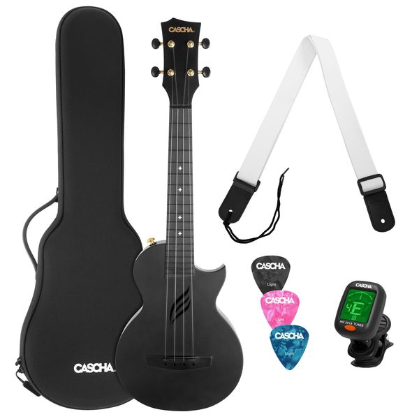 Produktbild: Ukulele Carbon Fibre Black Set