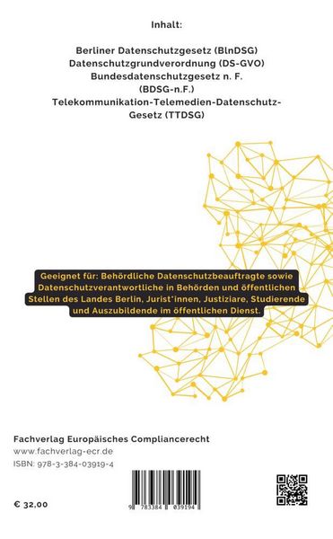 Produktbild: Beh&ouml;rdliches Datenschutzrecht Berlin