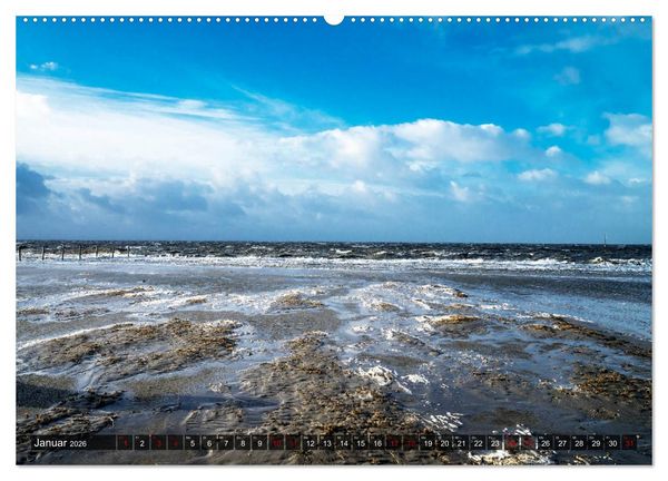 Produktbild: Wattenmeer Nordsee - Lichtstimmungen zwischen Land und Meer (Wandkalender 2026 DIN A2 quer), CALVENDO Monatskalender