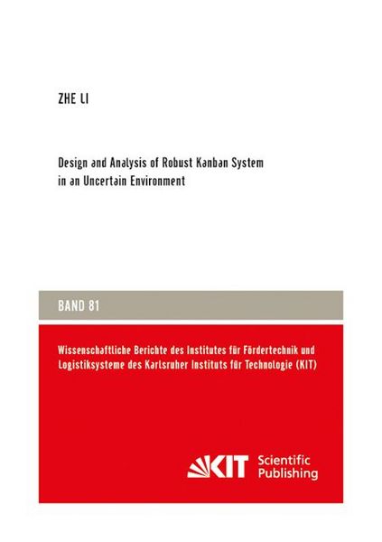 Produktbild: Design and Analysis of Robust Kanban System in an Uncertain Environment