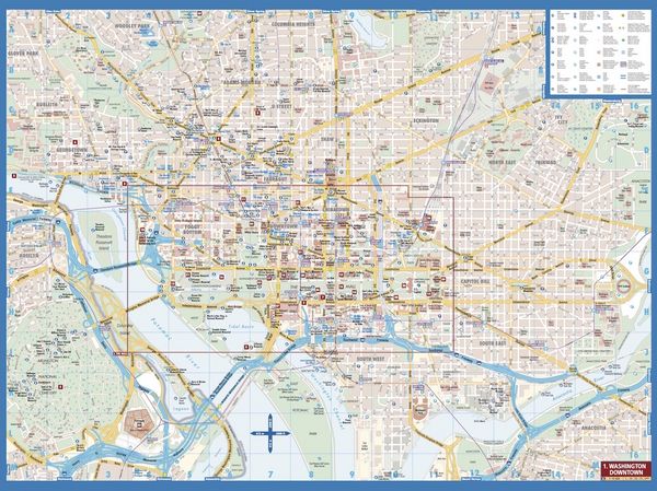 Produktbild: Washington D.C., Borch Map