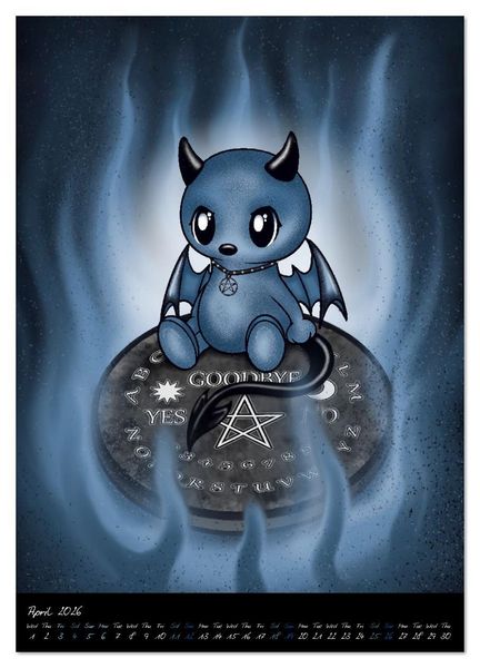 Produktbild: Gothic Fantasy Animals (Wall Calendar 2026 DIN A4 portrait), CALVENDO 12 Month Wall Calendar