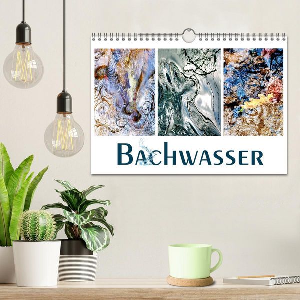 Produktbild: Bachwasser (Wandkalender 2026 DIN A4 quer), CALVENDO Monatskalender