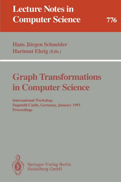 Produktbild: Graph Transformations in Computer Science