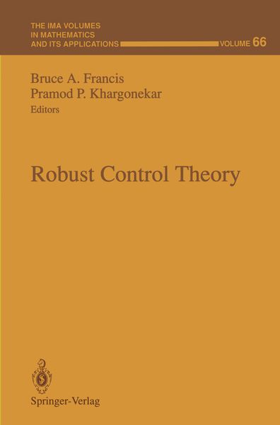 Produktbild: Robust Control Theory