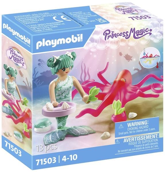 PLAYMOBIL 71503 - Princess Magic - Meerjungfrau mit Farbwechselkrake