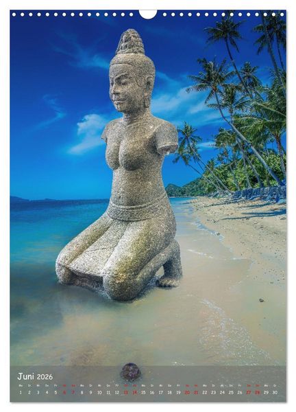 Produktbild: Kraft mit Buddha (Wandkalender 2026 DIN A3 hoch), CALVENDO Monatskalender