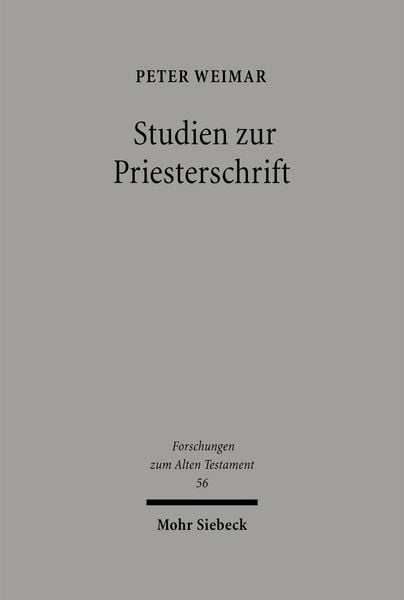 Produktbild: Studien zur Priesterschrift
