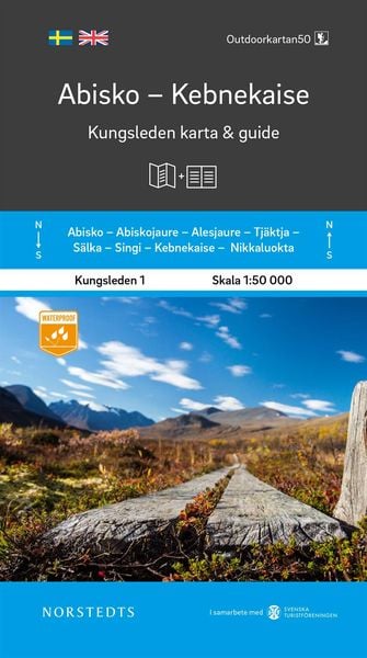 Produktbild: Abisko Kebnekaise Kungsleden 1 1:50 000