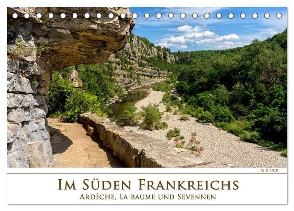 Produktbild: Im S&uuml;den Frankreichs - Ard&egrave;che, La Baume und Sevennen (Tischkalender 2026 DIN A5 quer), CALVENDO Monatskalender