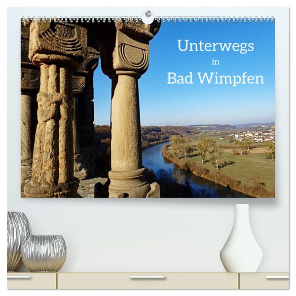 Unterwegs in Bad Wimpfen (hochwertiger Premium Wandkalender 2024 DIN A2 quer), Kunstdruck in Hochglanz