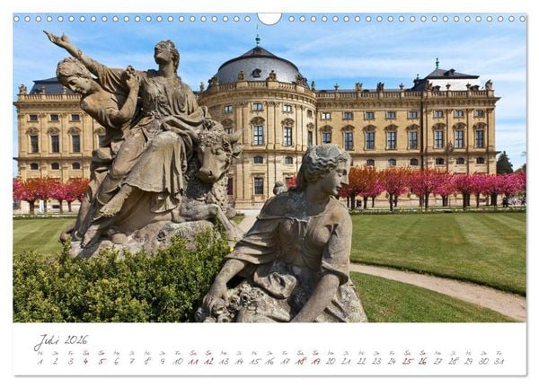 Produktbild: W&uuml;rzburg Die Barockstadt am Main (Wandkalender 2026 DIN A3 quer), CALVENDO Monatskalender