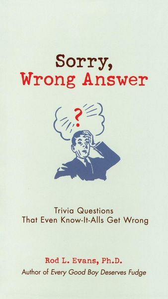 Produktbild: Sorry, Wrong Answer