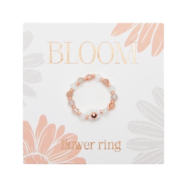 Produktbild: Ring - "Bloom" Rosa-Grau
