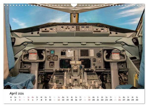 Produktbild: Flight deck - das beste B&uuml;ro (Wandkalender 2026 DIN A3 quer), CALVENDO Monatskalender